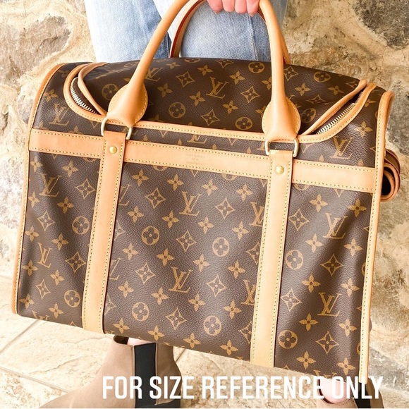 🌟LIKE NEW! 🌟NEW VACHETTA! Auth LOUIS VUITTON SAC CHAUSSURES TRAVEL BAG - Picture 3 of 16